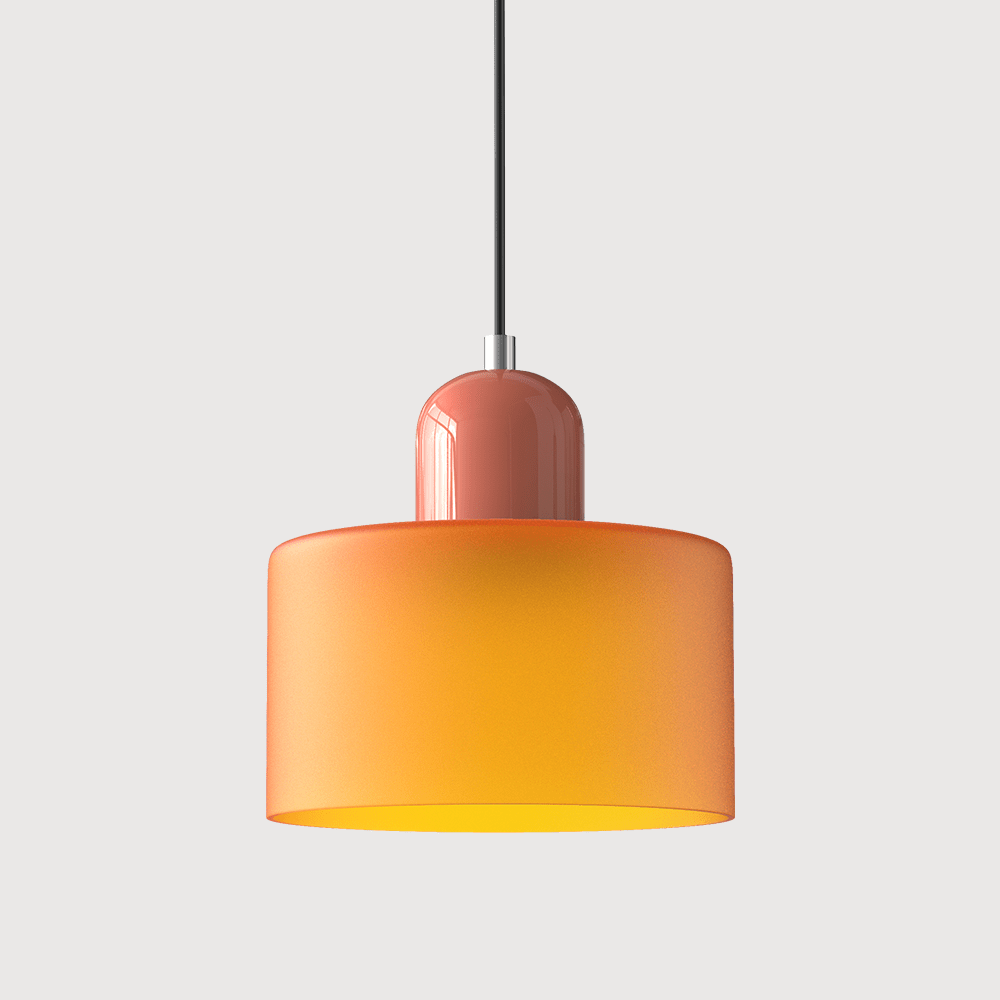Modern Glass Pendant Light Inspired by Bauhaus Design for Interiors