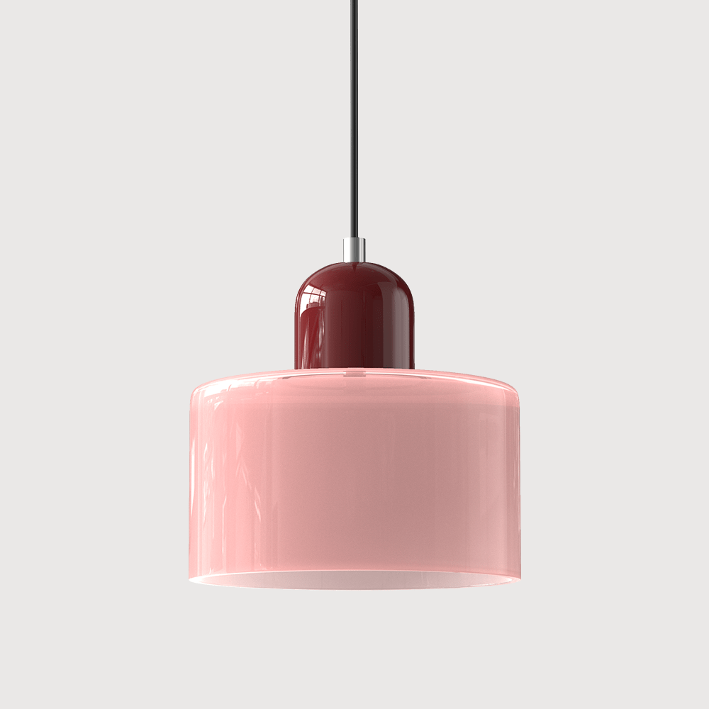 Modern Glass Pendant Light Inspired by Bauhaus Design for Interiors