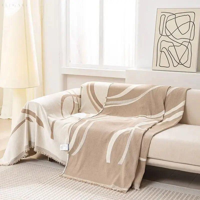 Luxurious Reversible Sofa Protector – Chic and Functional