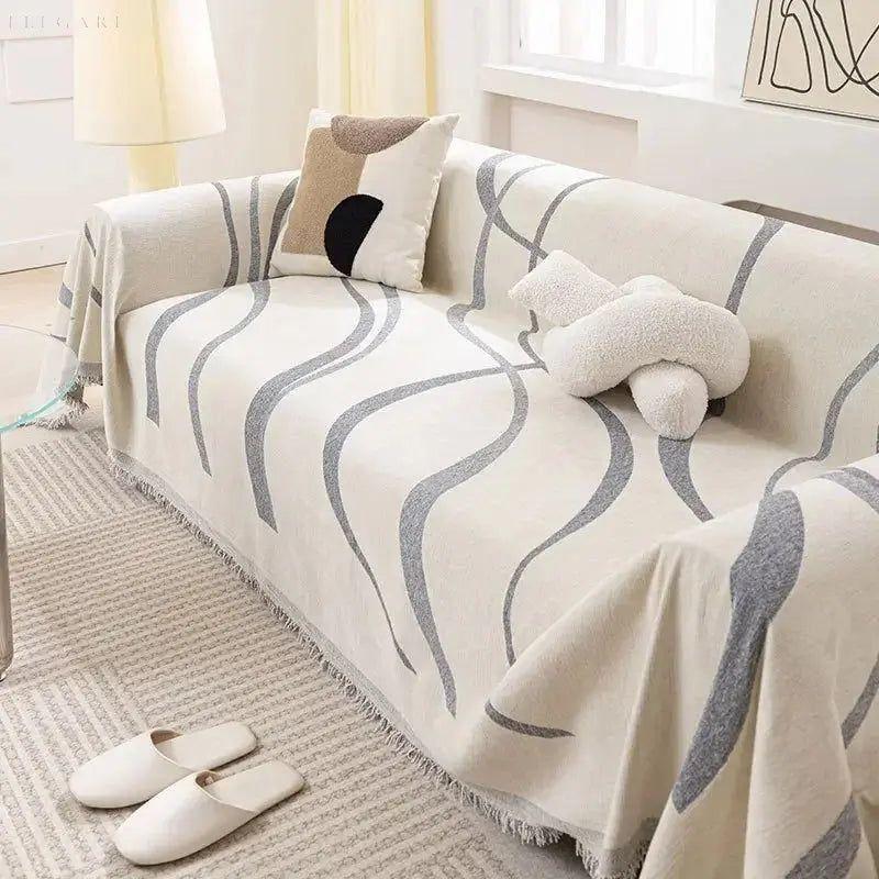 Luxurious Reversible Sofa Protector – Chic and Functional
