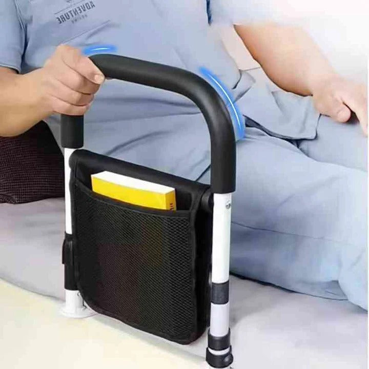 Adjustable Bedside Support Rail for Enhanced Safety