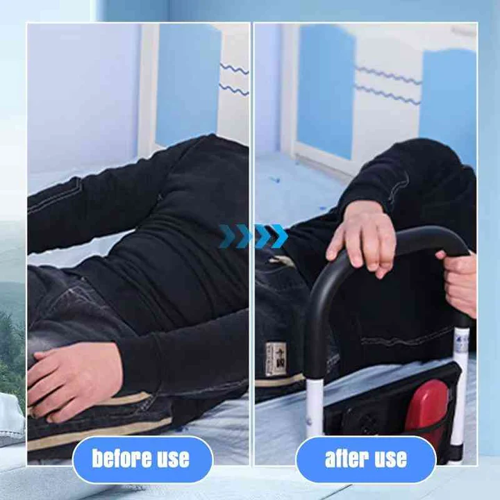 Adjustable Bedside Support Rail for Enhanced Safety