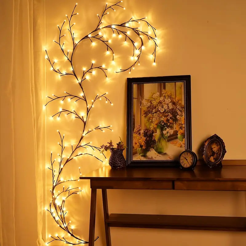 Artistic LED Branch Light – USB-Powered Decorative Lamp with 8 Settings