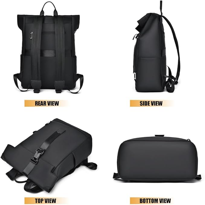 AquaVoyage Waterproof Travel Backpack with USB Charger