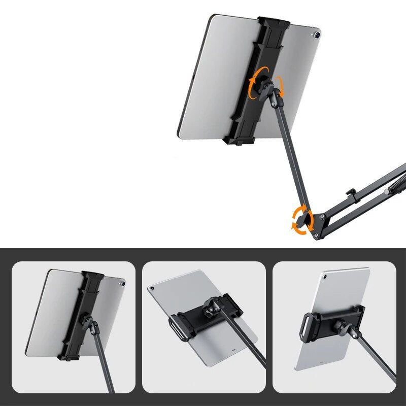 ErgoView Adjustable Tablet Stand for Effortless Viewing