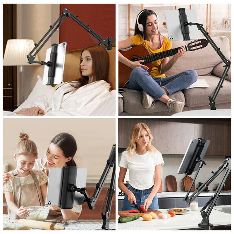 ErgoView Adjustable Tablet Stand for Effortless Viewing