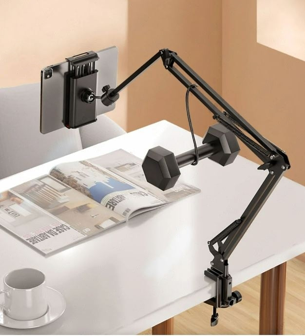 ErgoView Adjustable Tablet Stand for Effortless Viewing