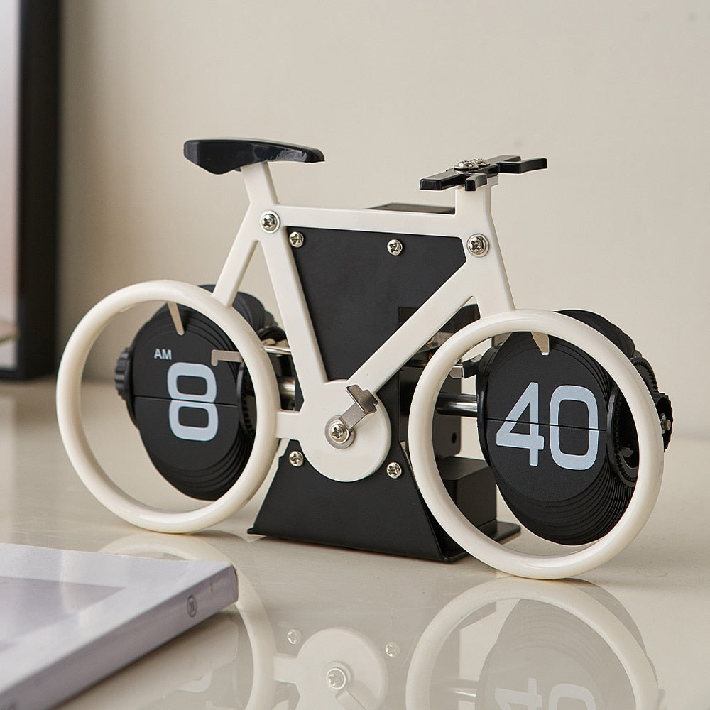 Cycling-Themed Flip Clock - Stylish Timepiece for Your Space