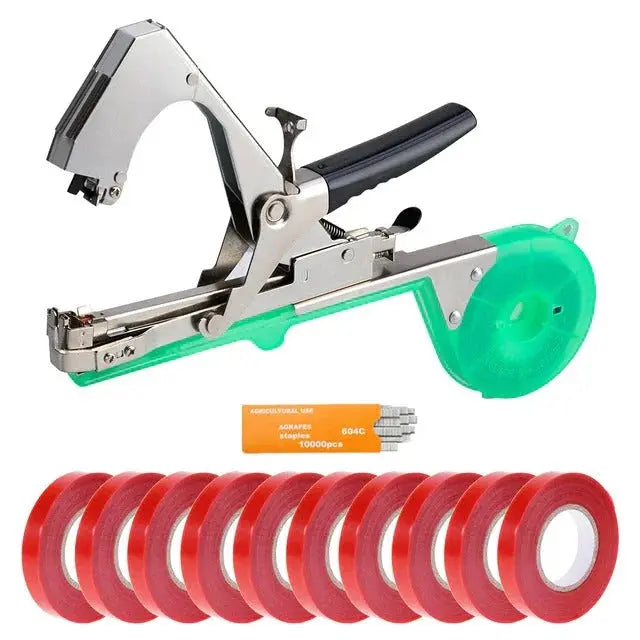 One-Handed Plant Tying Machine | Gentle Plant Fastening Tool