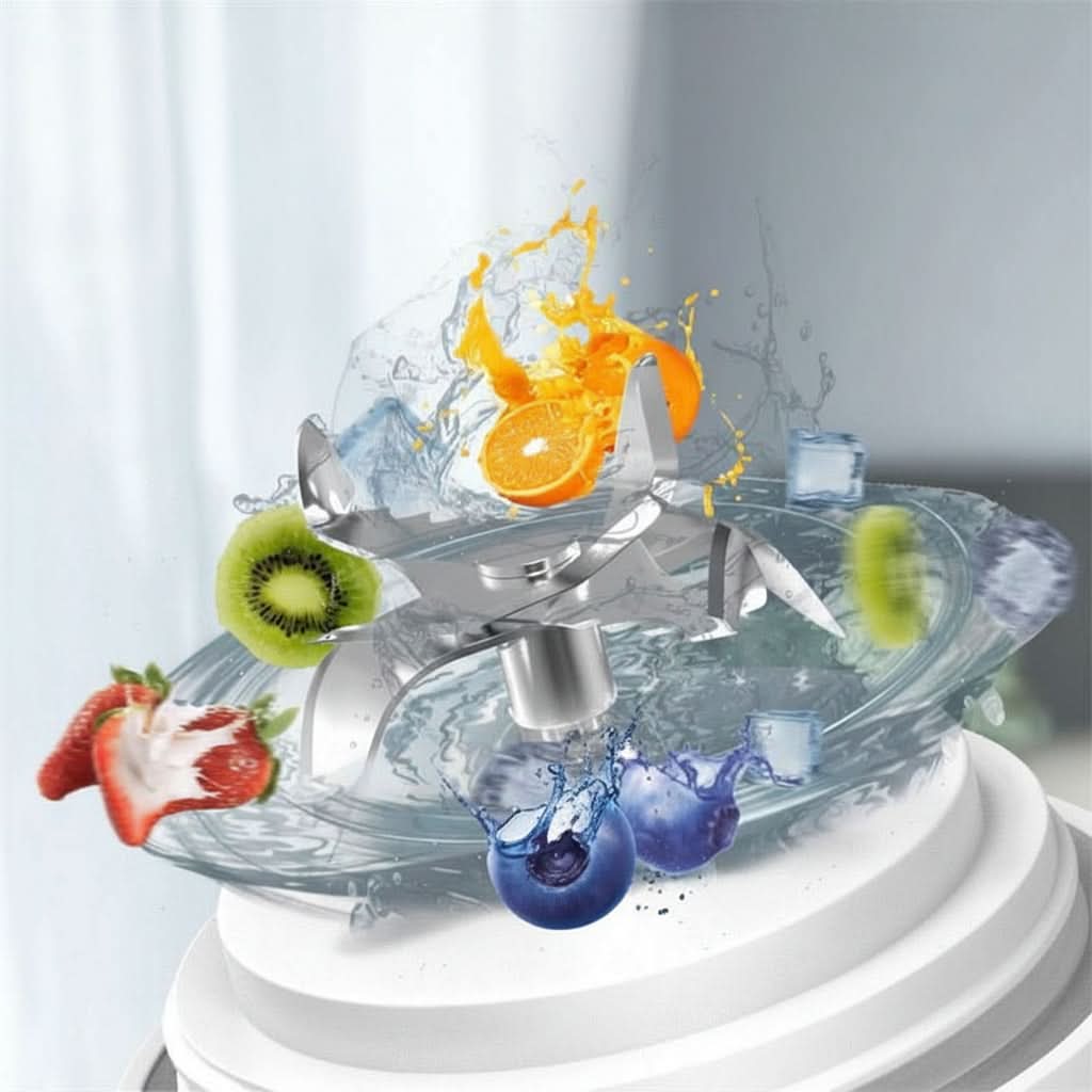 Compact Smoothie Maker with Rechargeable Battery for Fresh Drinks on the Go