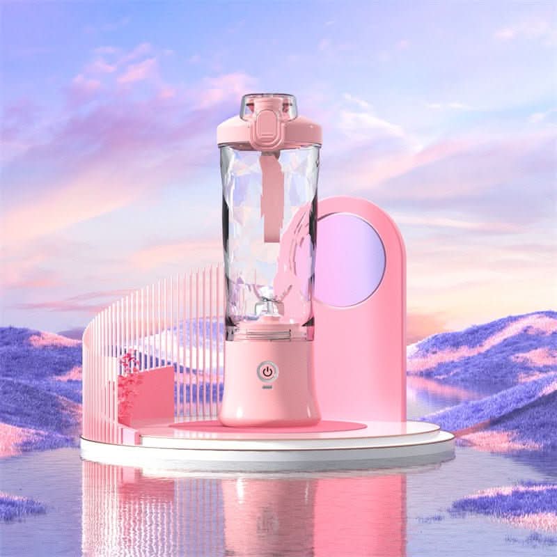 Compact Smoothie Maker with Rechargeable Battery for Fresh Drinks on the Go