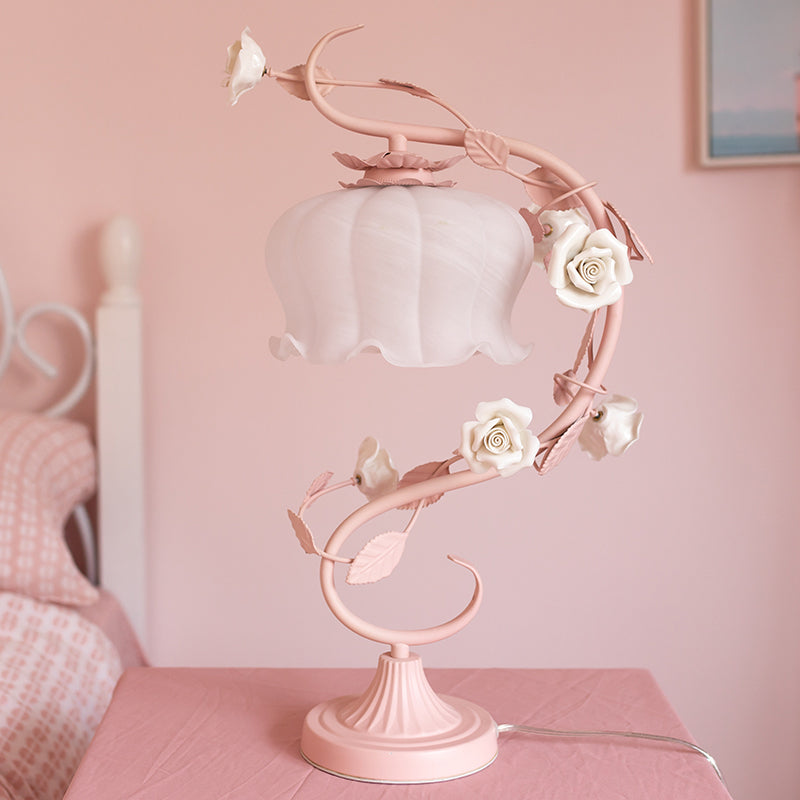 Elysian Bloom Table Lamp - Enchanting Floral Lighting