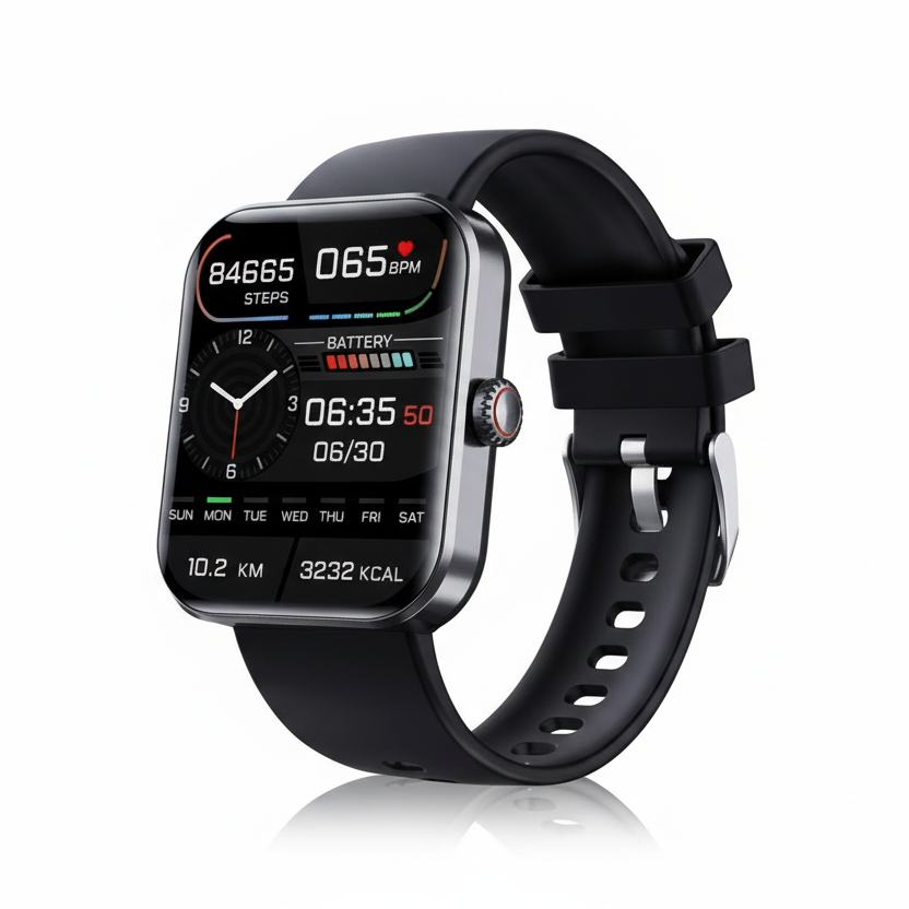 Non-Invasive Glucose Monitor Smartwatch for iOS & Android