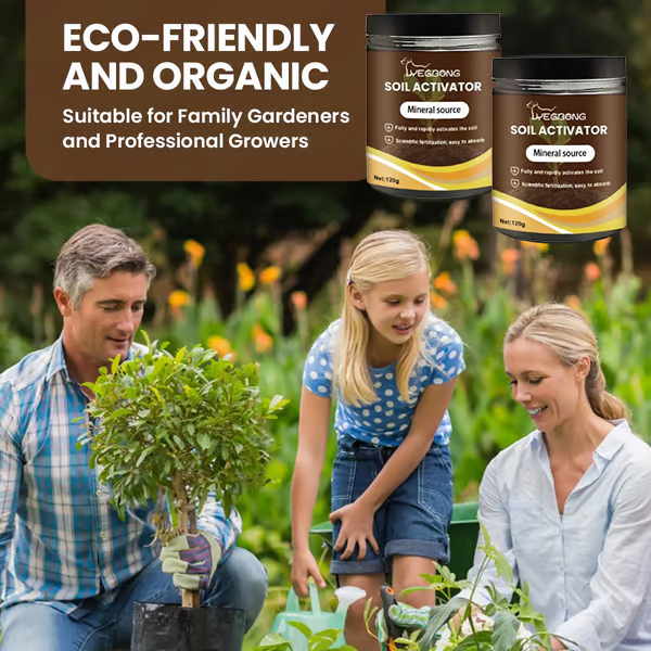 Soil Improvement Powder | Potassium Mineral Complex | For Beds and Pots