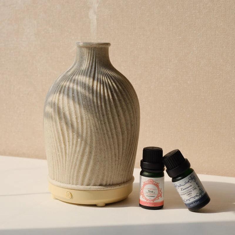 SereniMist Ultra Aroma Diffuser and Humidifier in Elegant Vase Shape