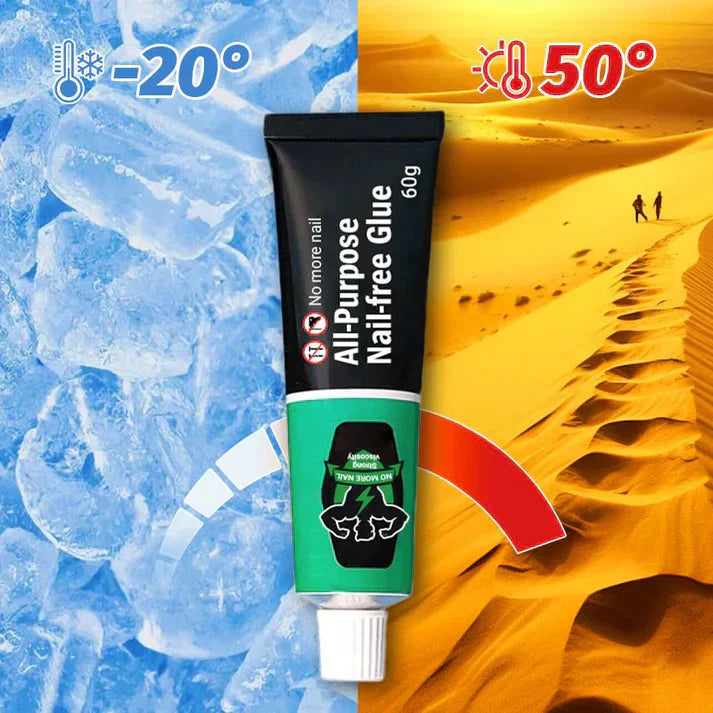 Drill-Free Mounting Adhesive | Waterproof | For Hooks Shelves Tiles