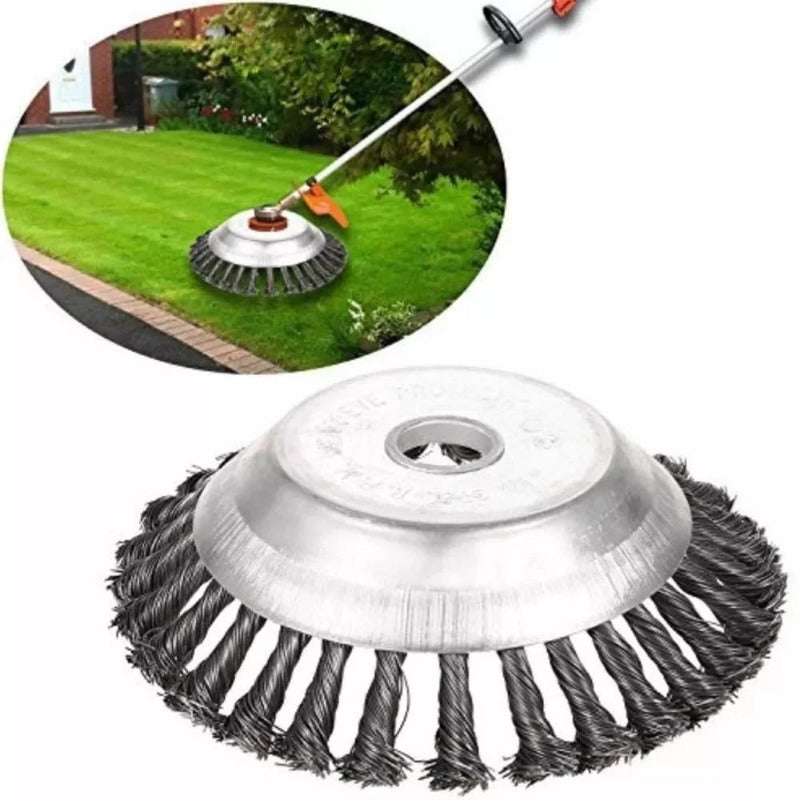 YardMaster - Rugged Steel Wire Brush for 6 & 8 Inch Mowers