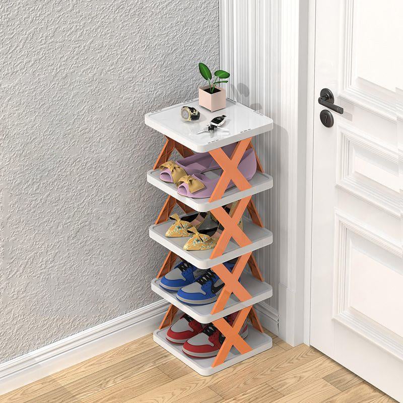 Compact Vertical Shoe Organizer for Efficient Storage