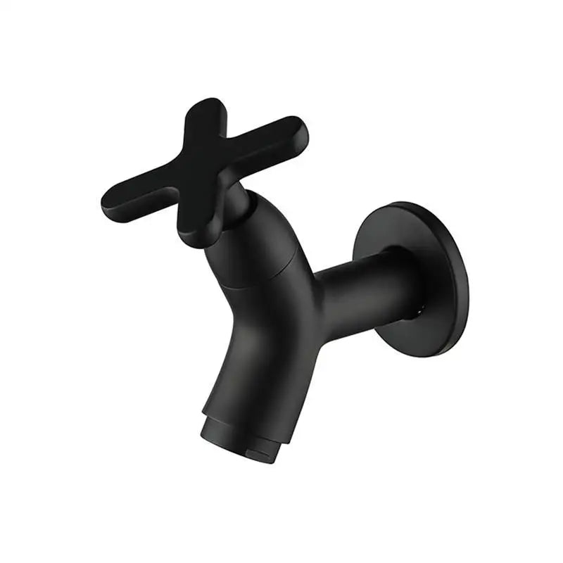 Solid Brass Space-Saving Wall-Mounted Cold Water Faucet