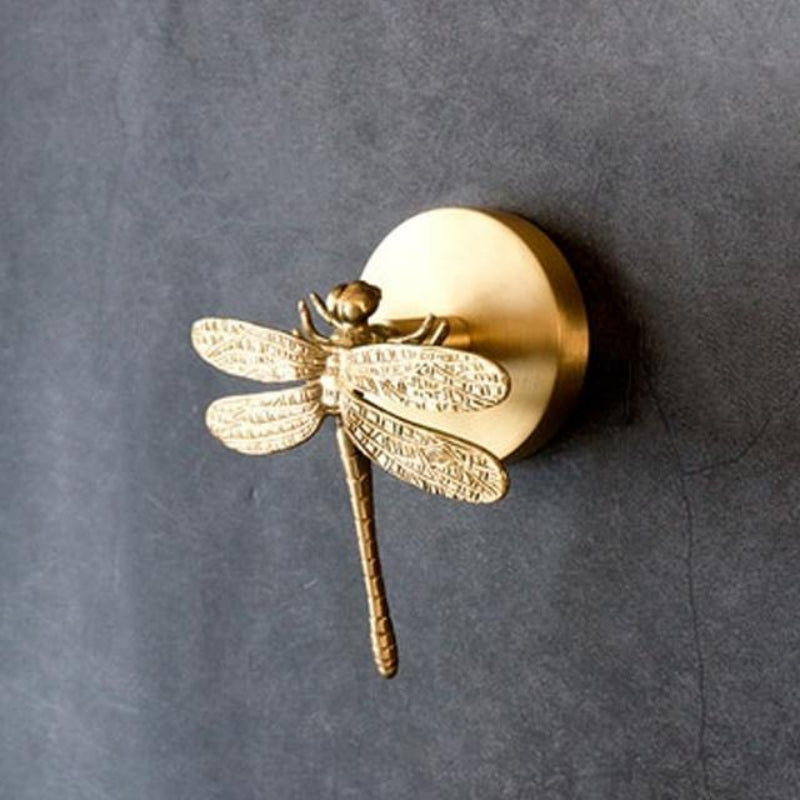Elegant Animal Head Wall Hook in Polished Copper Finish