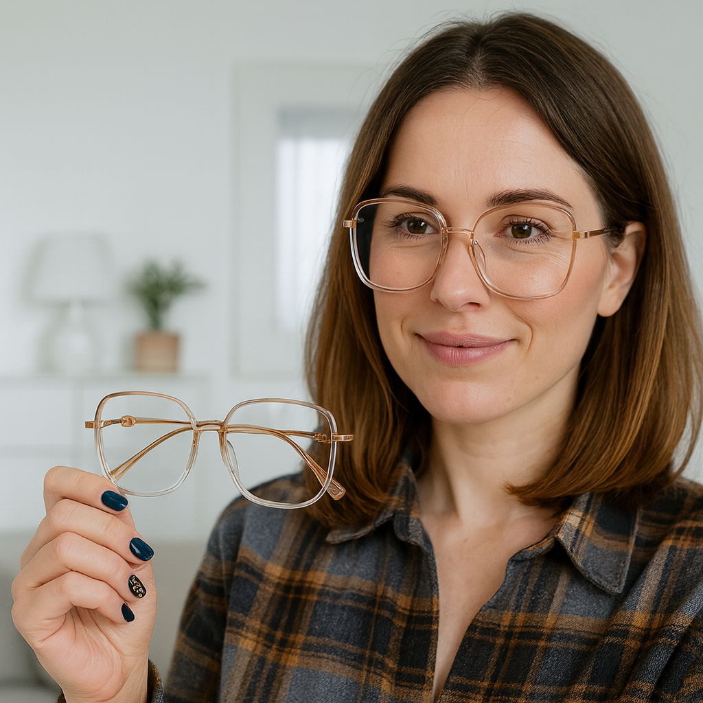 Anti-Glare and Scratch-Resistant Glasses | Lightweight Comfort Frame