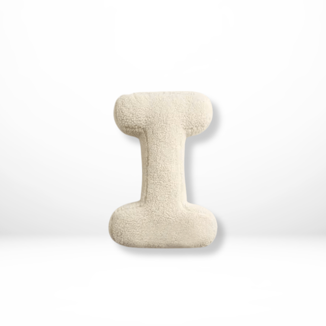 Personalizable Alphabet Decorative Cushion | Soft Velvet Letter Pillow