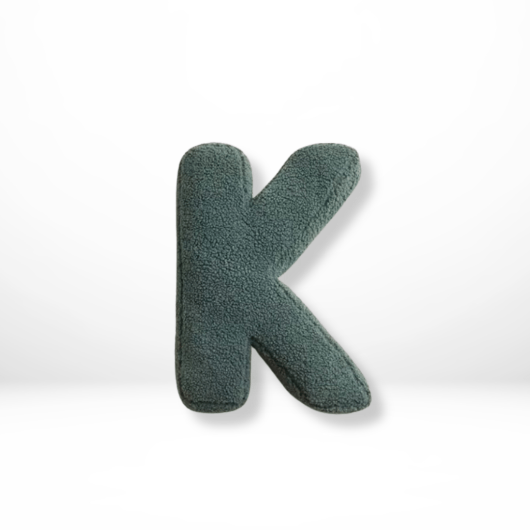 Personalizable Alphabet Decorative Cushion | Soft Velvet Letter Pillow