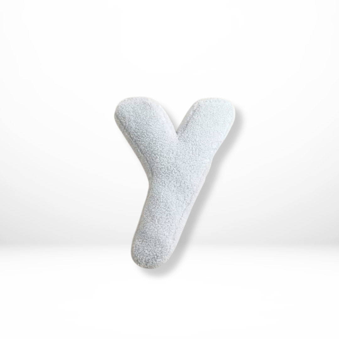 Personalizable Alphabet Decorative Cushion | Soft Velvet Letter Pillow