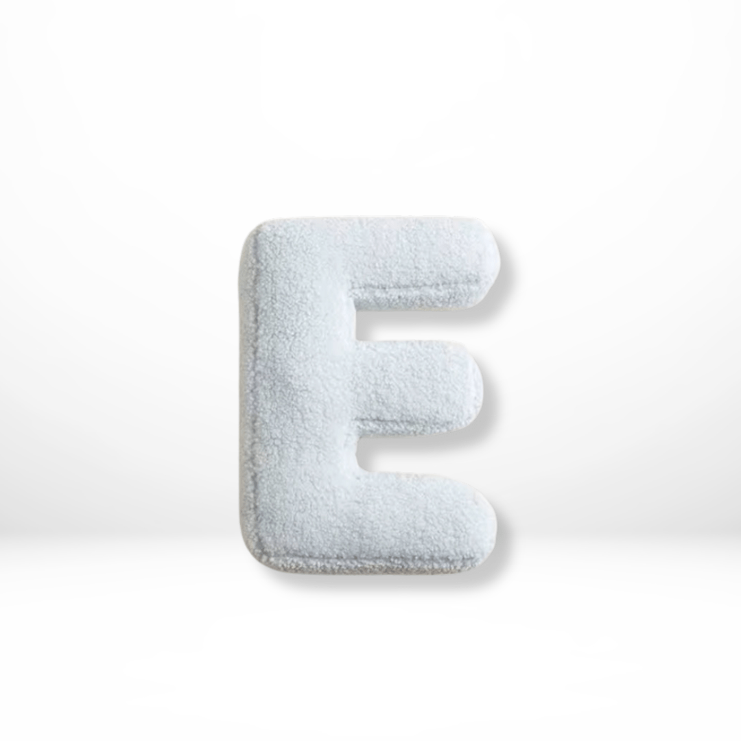 Personalizable Alphabet Decorative Cushion | Soft Velvet Letter Pillow