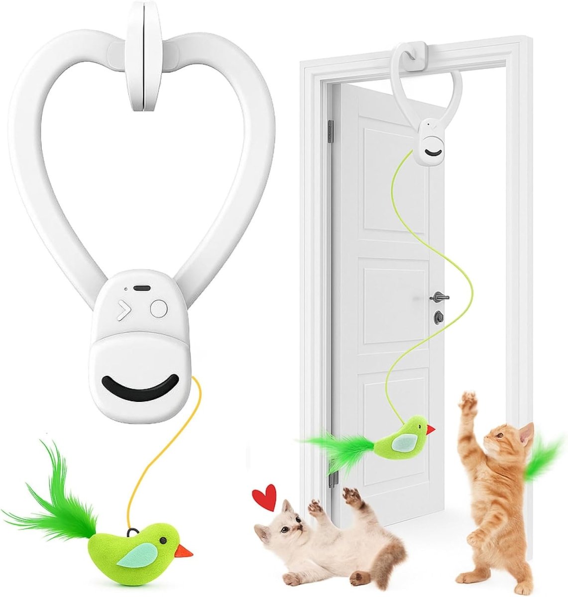 Interactive Feathered Playmate for Indoor Cats