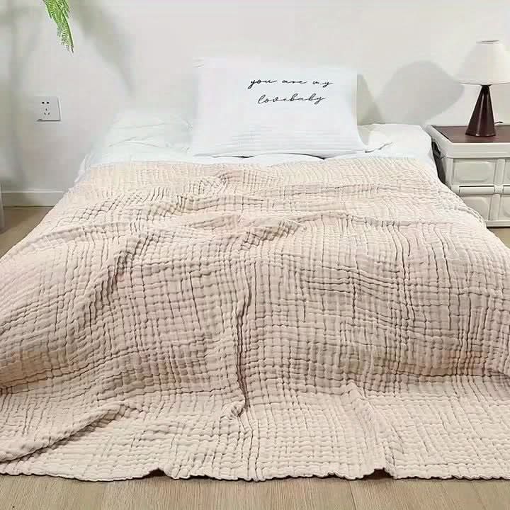 6-Layer Cotton Gauze Blanket for Year-Round Softness and Comfort