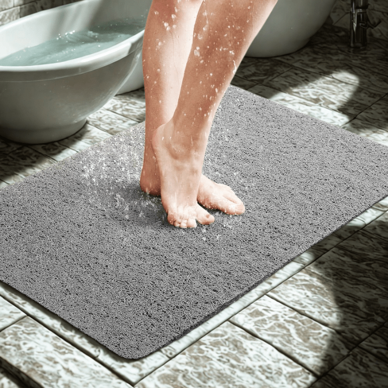 Non-Slip Shower Mat Featuring Hygienic Drainage Design