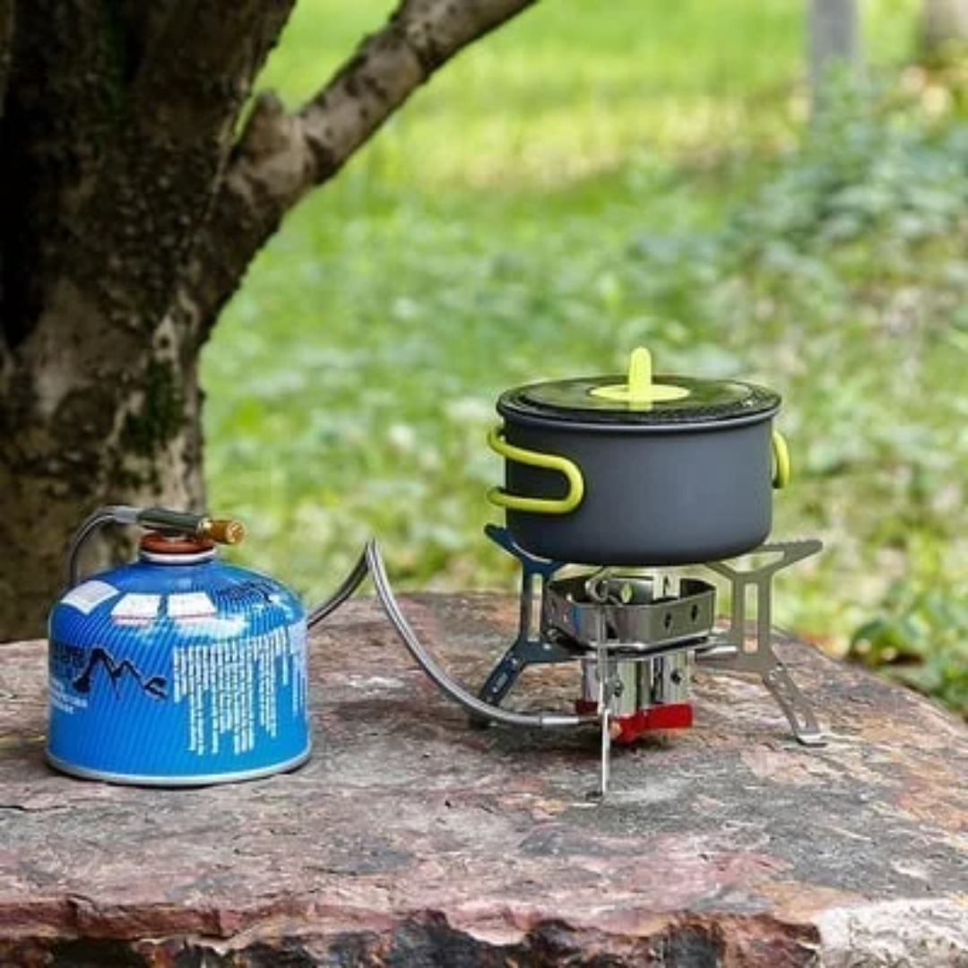 Portable 5800W Outdoor Gas Stove – Windproof & Safe Cooking