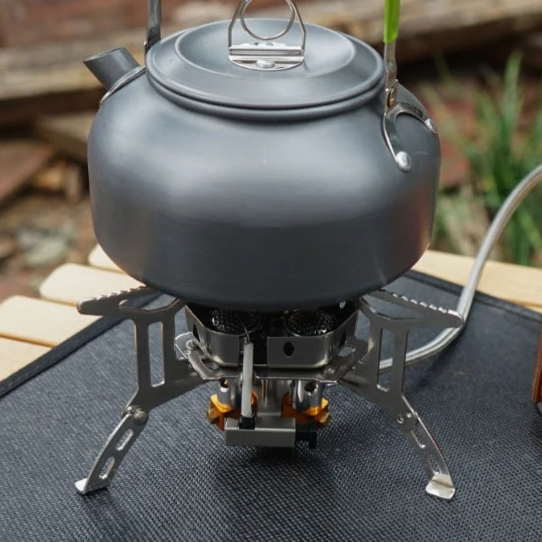 Portable 5800W Outdoor Gas Stove – Windproof & Safe Cooking