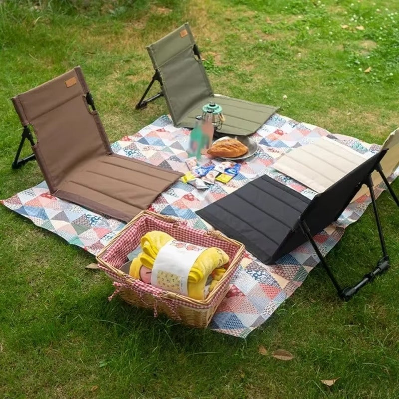 Foldable Camping Chair | Comfortable Padded Backrest for Relaxation