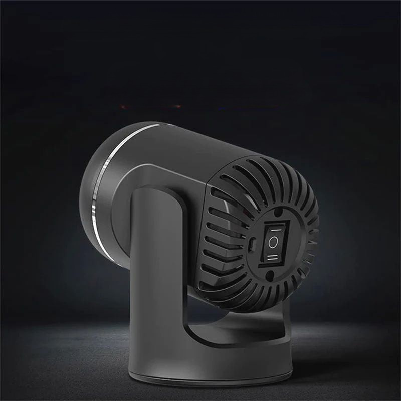 Compact 12V Vehicle Heater with 360-Degree Rotation