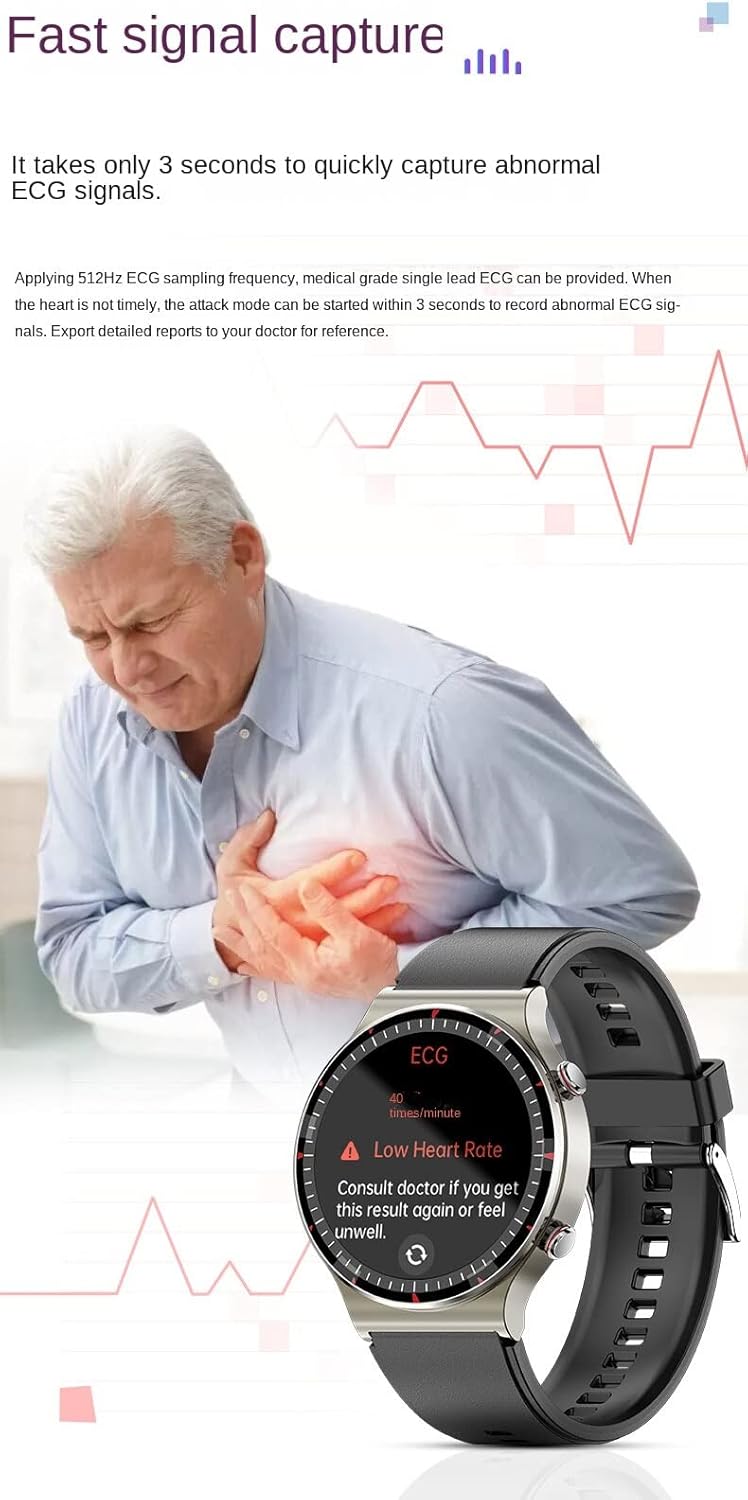 VitalTrack ECG Smartwatch: Your Health Companion on Your Wrist
