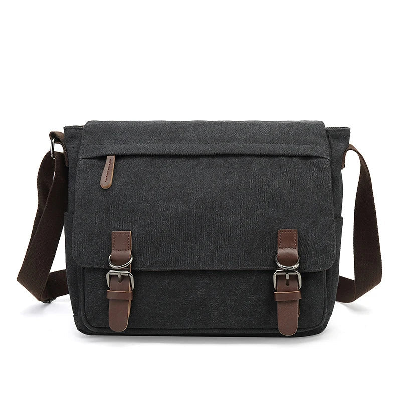 Everyday Utility Canvas Crossbody Bag for Active Lifestyles