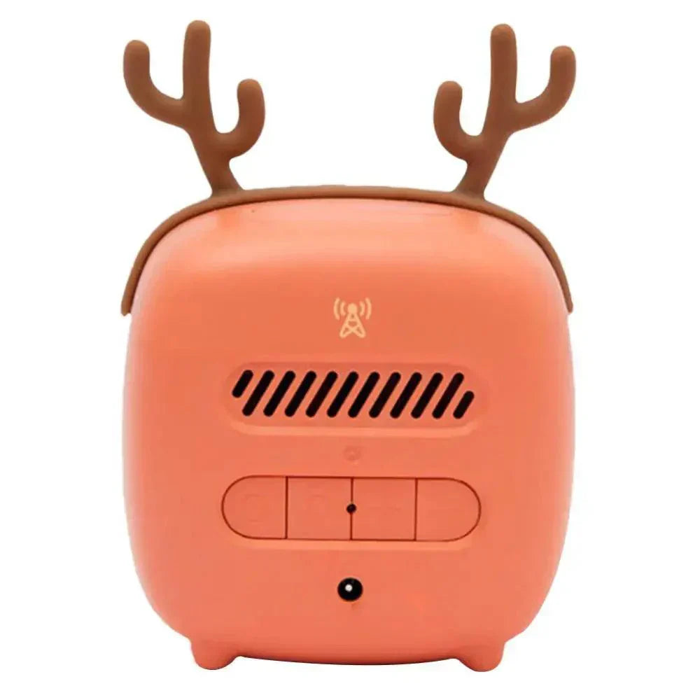 Whimsical Bunny LED Alarm Clock with Rechargeable Night Light