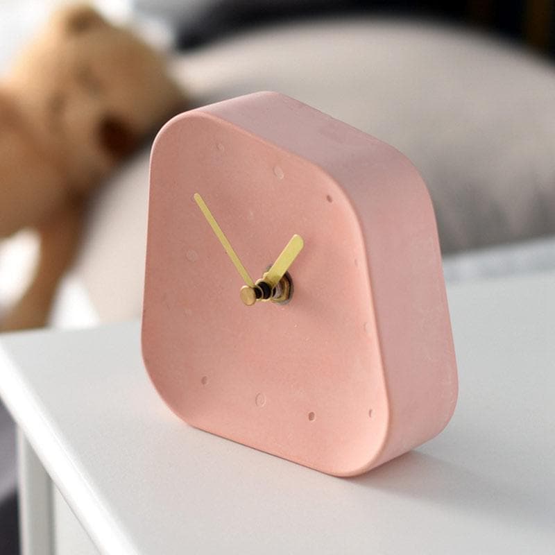Chic Cement Analog Clock for Stylish Decor