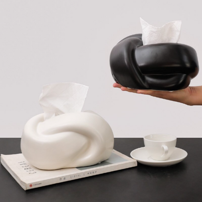 Elegant Ceramic Tissue Box Cover for Home & Office