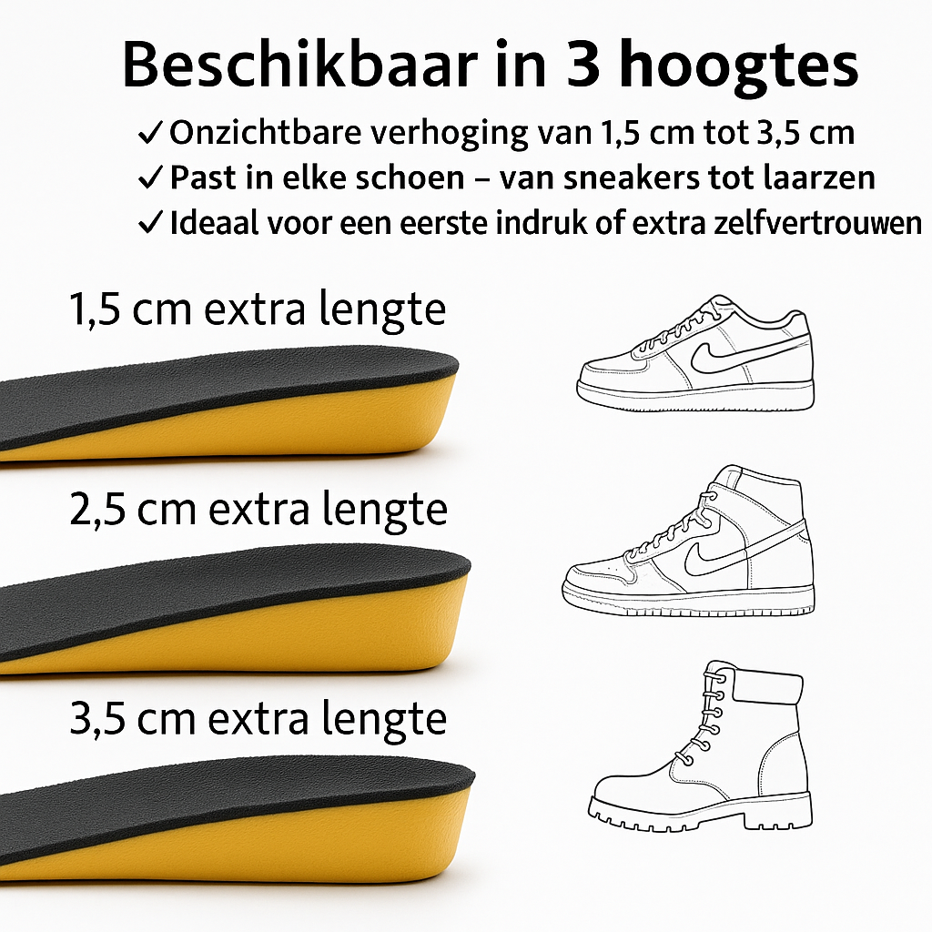 Comfortable Shoe Inserts for Size Adjustment – Subtle Design