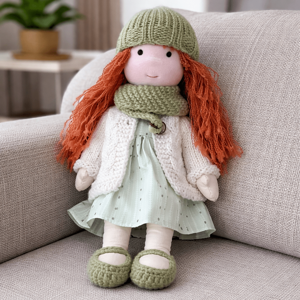 Artisan Cotton Doll for Imaginative Playtime Adventures