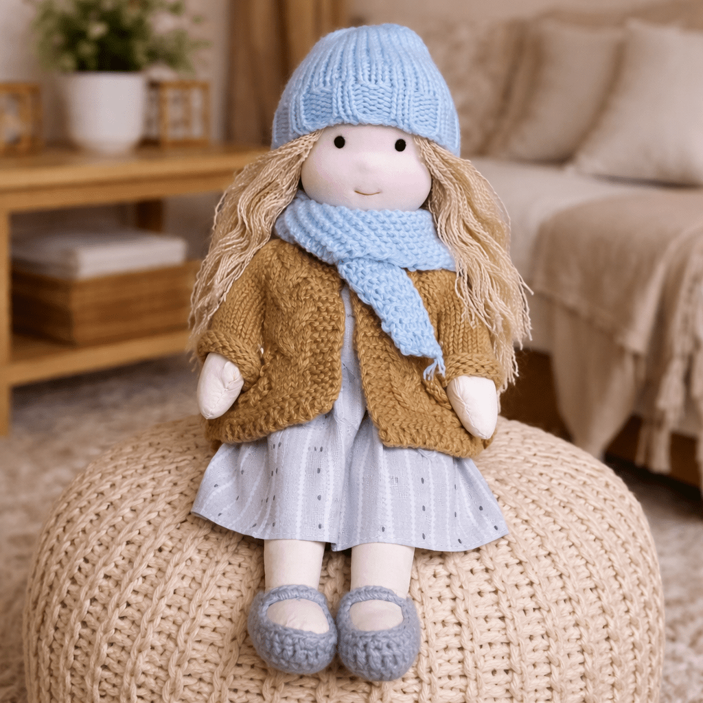 Artisan Cotton Doll for Imaginative Playtime Adventures