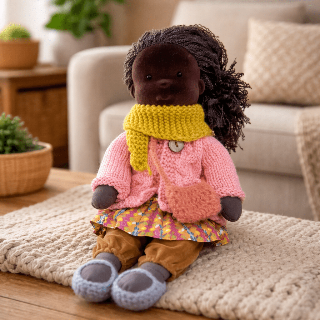 Artisan Cotton Doll for Imaginative Playtime Adventures