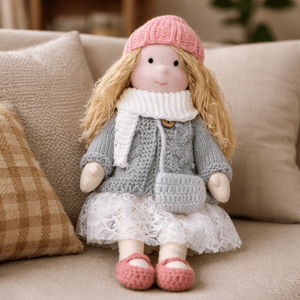 Artisan Cotton Doll for Imaginative Playtime Adventures