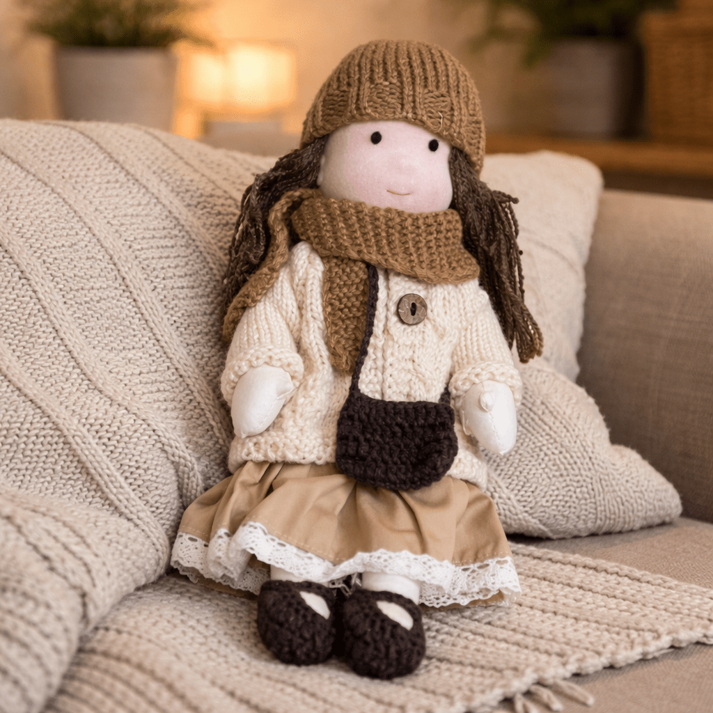 Artisan Cotton Doll for Imaginative Playtime Adventures