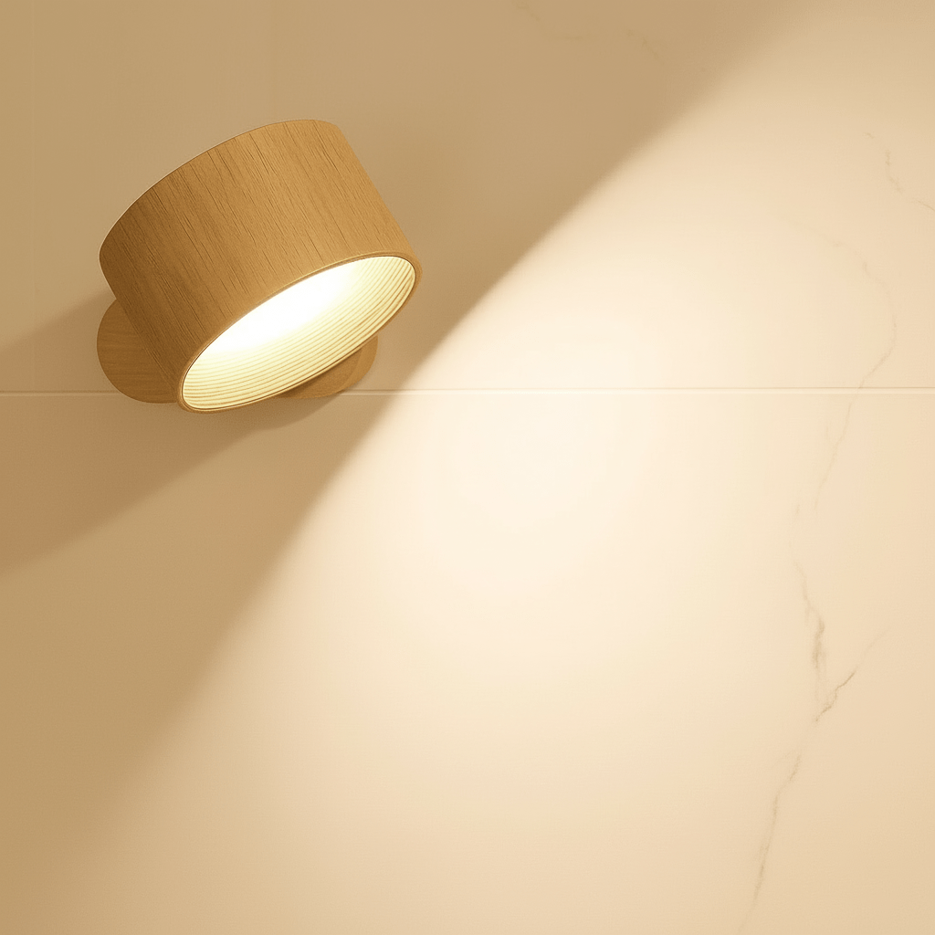 Cordless Scandinavian Wall Lamp with Remote Control