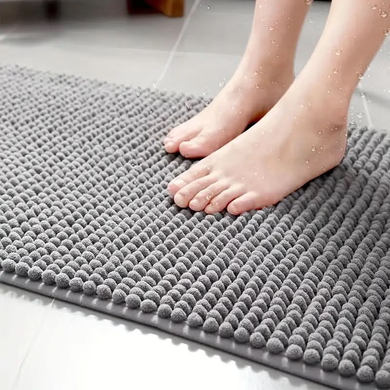 ComfortGuard - Plush Chenille Non-Slip Bathroom Rug