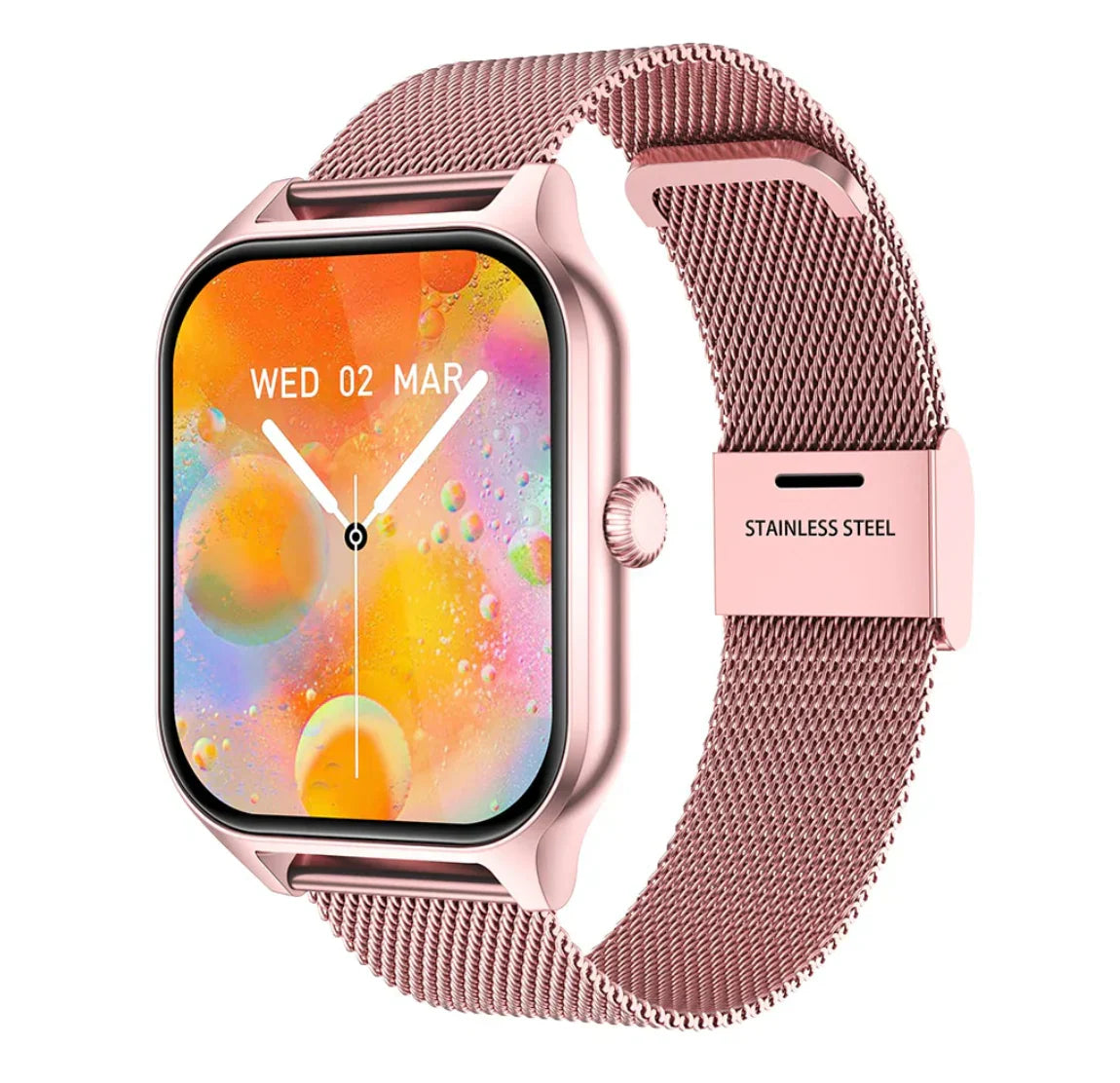 Sophisticated Women's Smartwatch for Fitness & Connectivity